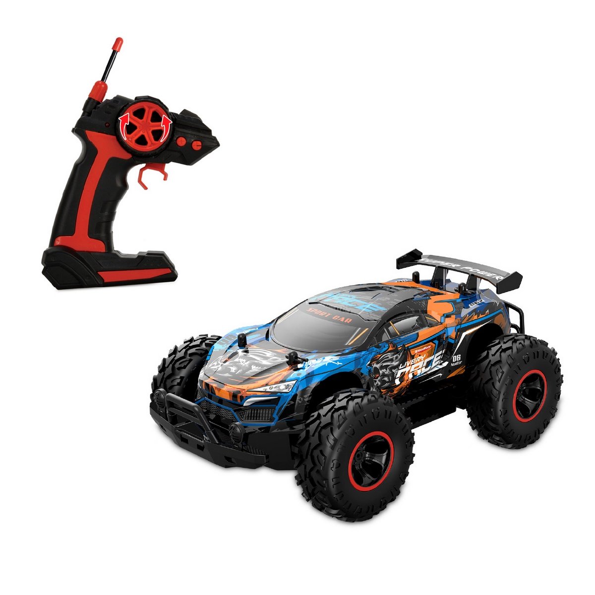 Auto Todo Terreno Con Control Remoto Escala 1:14